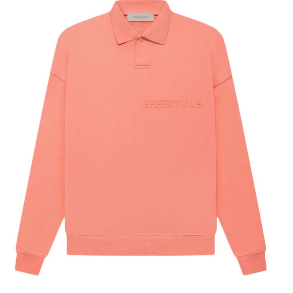 Fear of God Essentials Coral Polo Shirt for Men